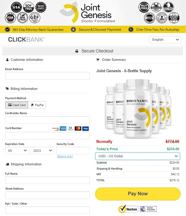 JointGenesis-Secure-Checkout